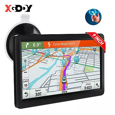 XGODY 9  GPS Navigation Sat Nav For Truck Car Free Lifetime 2D 3D AU Map Updates • $124.99