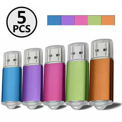 $16.99 • Buy 5 Pack Mini USB Flash Drive 1GB-32GB Memory Sticks Data Storage Blank Media LOT