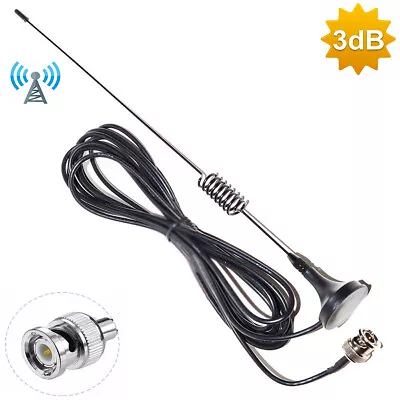 BNC Scanner Antenna For Uniden RadioShack Wideband Receive Enhanced Magnet Mount • $9.90