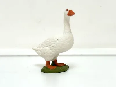 Schleich White Goose Guardian Farmyard Figure Toy  With Stand #73527  6cm  2015 • £7.21