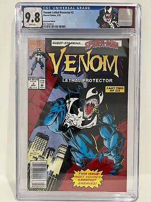 Venom: Lethal Protector #2 1993 Marvel Custom Label CGC 9.8 White Newsstand • $181.54