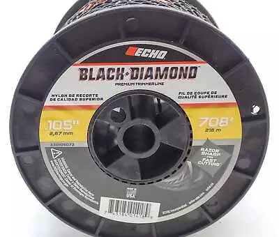 Genuine Echo Black Diamond Line .105 3lb Spool 885ft 330105073 • $54.99