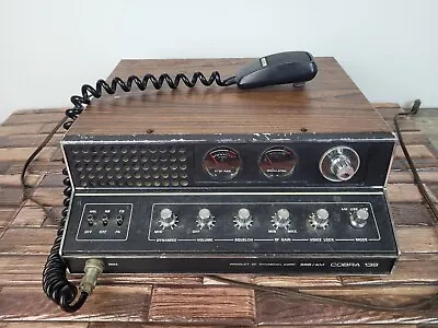 Vintage Dynascan SSB/AM Cobra 139 CB Radio Transceiver Base Station With Mic  • $50