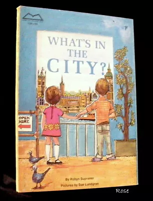 What's In The City? Supraner 1971 1st Ed Board Book Illustrated • $14.82