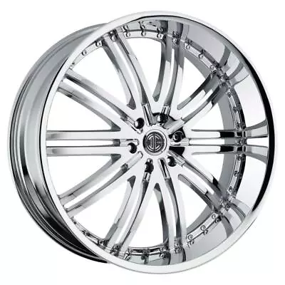 22 Inch 22x9.5 2CRAVE No11 Chrome Wheels Rims 5x115 +15 • $1789.28