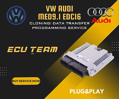 Porsche Audi Or VW ECU Clone Service MED 9.1 MED 9.1.1 MED9.5 Or EDC 16 • $99.99