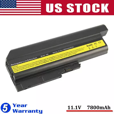 9 Cells Battery For Lenovo IBM Thinkpad T60 T61P R60 SL300 SL500 T500 42T4504 • $16.99