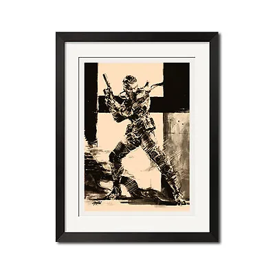 $59.99 • Buy 15.5x22 Print - Metal Gear Solid Snake Shadow Moses Poster 0726