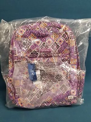 VERA BRADLEY Lighten Up Grand Backpack Book Bag - Dream Diamonds - NWT • $60