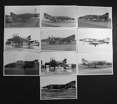 RAF/RN PHANTOMS - ORIGINAL B/W PHOTOS X10 RARE Lot.6 • £2.99