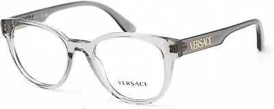 Versace VE 3317 593 51mm Transparent Grey Eyeglasses • $89.99