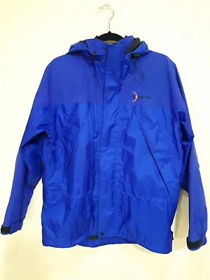 Vtg 90s Moonstone Goretex Waterproof Jacket Blue Unisex M • $50