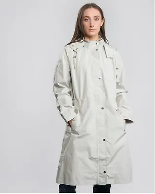 Joules Taunton Womens Waterproof Raincoat Size UK 8 Ladies Rain Coat Jacket • $151.62