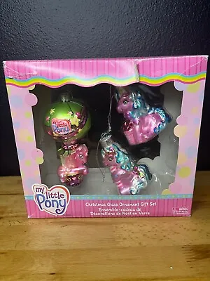 My Little Pony Kurt S. Adler (2007) Hand Crafted Glass Holiday Ornament Gift Set • $39.98