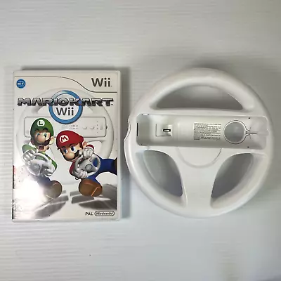 Nintendo Wii Mario Kart With & Wheel AUS PAL • $37.97