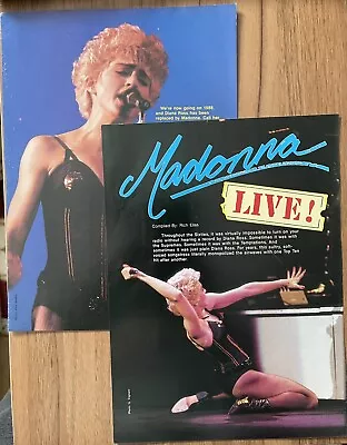 Vintage 1980s Madonna Live Magazine Pinups Clippings • $12.49