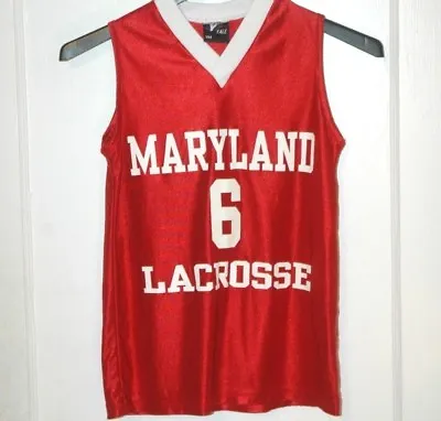 UNIVERSITY OF MARYLAND Lacrosse Jersey TERPS Terrapins LAX Rare GIRLS • $15