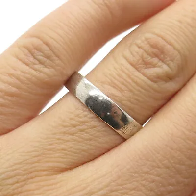 900 Silver Vintage 1952 Coin Band Ring Size 8.25 • $29.99