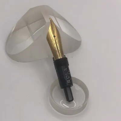 Osmiroid Vintage Rola Fine LEFT HAND Nib - Screw In Fountain Pen Nib Rolatip • $15