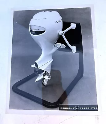 Vintage Scott Outboard Motor Promo Advertising 8 X 10 Promo Picture Parts￼ • $24.99