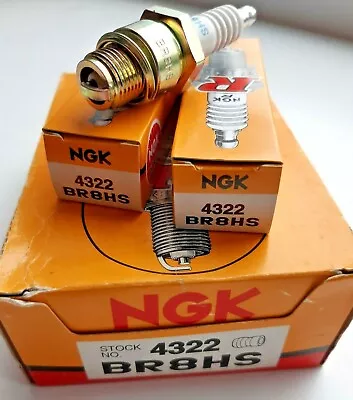 1 X GENUINE NGK BR8HS (4322) FITS YAMAHA RXS100 (83-97) YN100 (11/99-03)  YQ100  • £4.25