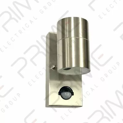 TP24 TP24-5300 Outdoor LED Spot Light Fitting With PIR Sensor 3W Stainless Steel • £25.95