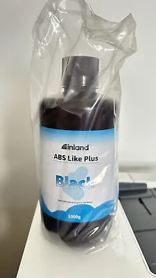 1kg Inland ABS  Resin For 3D Printers. Black. Never Opened . • $19.99