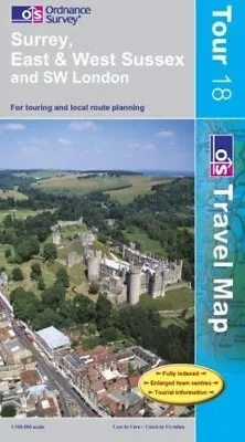 Surrey West And East Sussex South... Ordnance Survey • £4.94