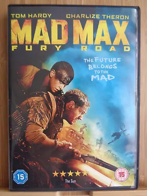 MAD MAX FURY ROAD (WB UK DVD 2015) Tom Hardy AS NEW! (3) • £2.99