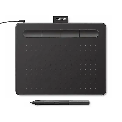 Wacom Intuos Graphics Drawing Tablet Small 7.9 X 6.3  Black CTL4100 New • $39.95