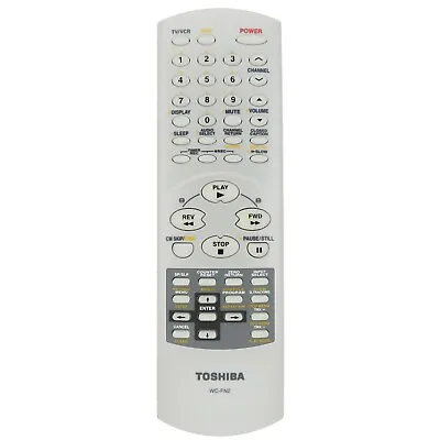 $23.99 • Buy Toshiba WC-FN2 New Original TV/VCR/DVD Combo Remote MW24FN3, MW27FN1, MW20FN1