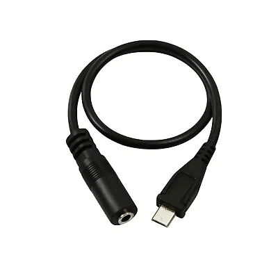 Micro USB 5 Pin Male To 3.5mm Female AUX Audio Sync Headphone Adapter Cable Cord • $1.99