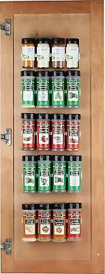 Spice Rack 36 Spice Gripper- Spice Racks Strips Cabinet Cabinet Door - Use Spice • $9.53