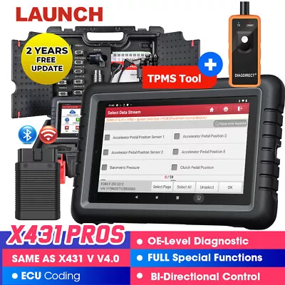 LAUNCH X431 V PROS Diagnostic Scanner Tool Bidirectional Full System Key Program • $709