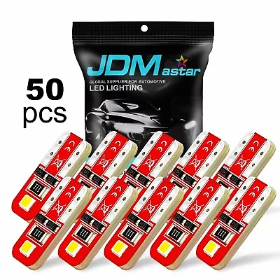 $39.99 • Buy JDM ASTAR 50x 194 168 White Samsung LED Map Marker License Dome Trunk Light Bulb