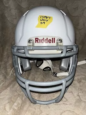 Riddell Revo Speed Youth Small Football Helmet (White W/ GrayFace Mask) • $35