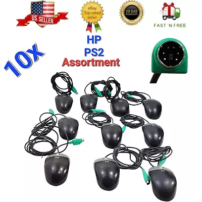 10x Lot HP Mouse PS/2 Optical Mouse Bulk • $19