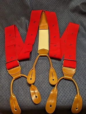 Vintage Brooks Brothers Suspenders Braces  Foxes 40  Long  • $9.80