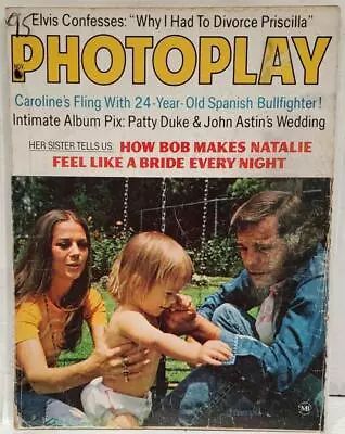 Photoplay Magazine Elvis Presley Natalie Wood Roger Davis John Wayne Nov. 1972 • $10.75