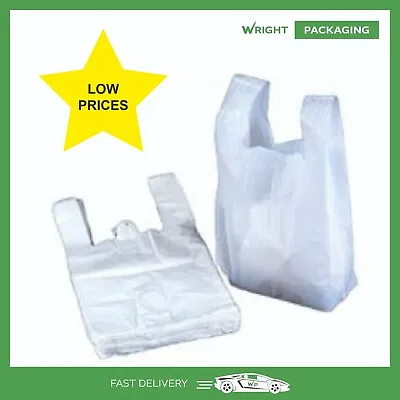 £5.50 • Buy Strong Carrier Bags - Small, Medium, Large, Jumbo **low Price**