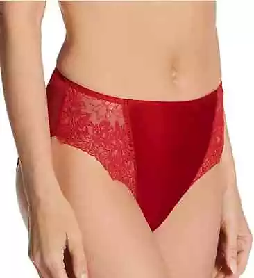 WACOAL 841377 SIDE NOTE Brief HiCut Panty ~ BARBADOS CHERRY ~ L ~ NWT $32 • $22