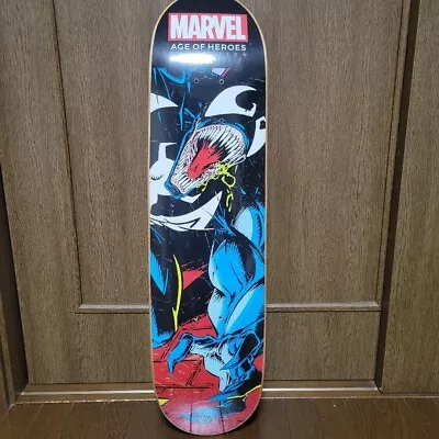 VENOM MARVEL AGE OF HEROES Exhibition Skateboard Deck Only UNUSED • $280