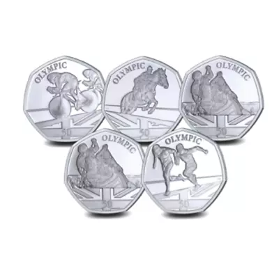 Olympic Games 50p Full Set Only 3750 Mintage BUNC TOKYO 2020 Summer • £49.95