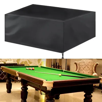 7 Feet Heavy Duty Waterproof Billiard Snooker Pool Table Dust Cover Anti UV Kits • £20.59