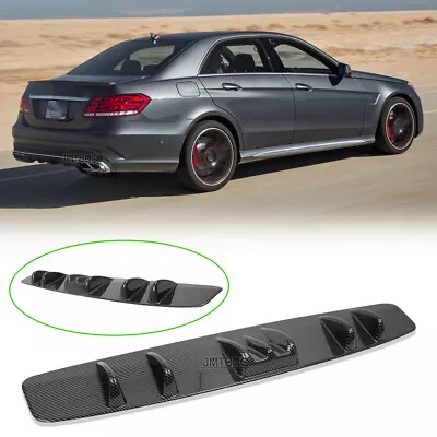 Rear Bumper Lip Diffuser Splitter Carbon For Mercedes-Benz E63 C63 AMG W212 W211 • $49.22