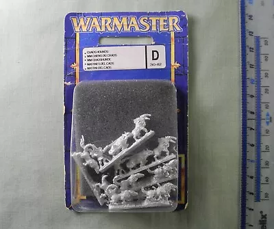 WARMASTER CHAOS HOUNDS Metal Warriors Army Blister Pack War Master 1999 G2 • £15.99