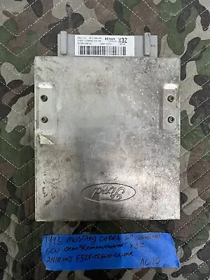 89-93 Mustang X3Z Cobra Mass Air Computer Manual MAF ECU 1989-1993 24lb Ford Oem • $550