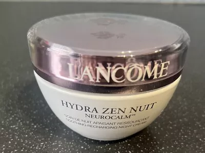 LANCOME ~ HYDRA ZEN NUIT NEUROCALM ~ Soothing Recharging Night Cream 50ml • £32.95
