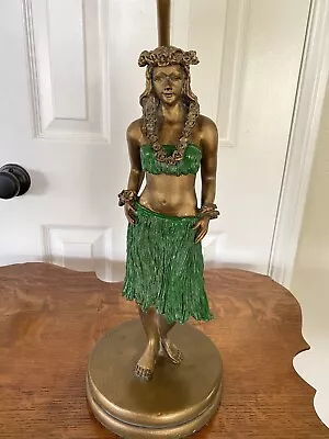 Vintage Tiki Hawaiian Hula Girl Lamp • $149