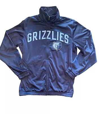 Memphis Grizzlies Basketball Navy Blue Track Jacket NBA Men's Size Medium • $45